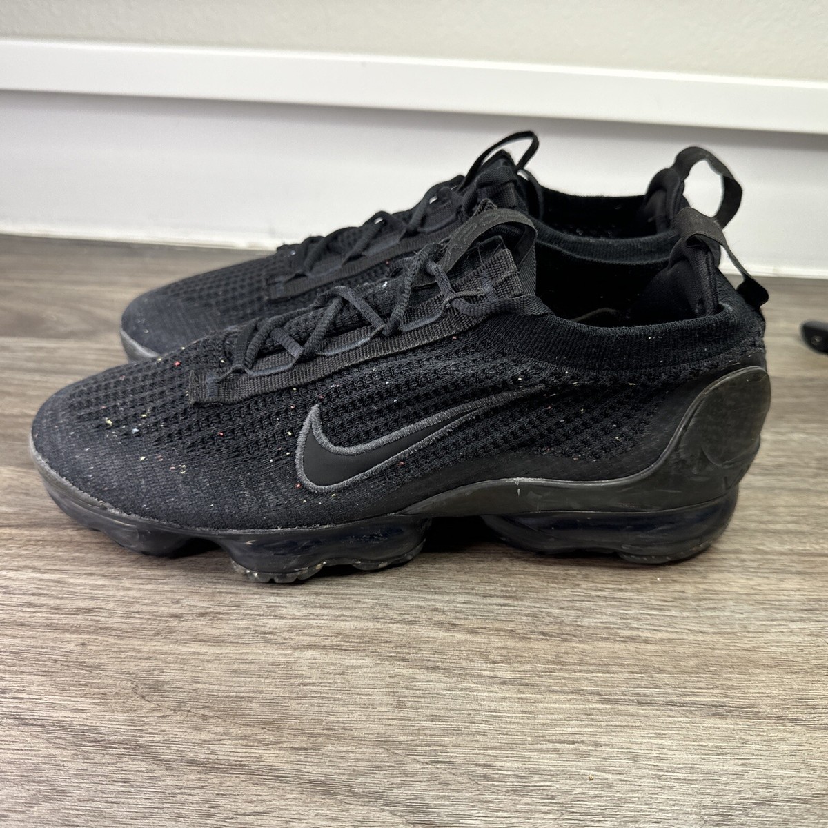 Nike Air VaporMax Flyknit 2021 Mens Size Shoes Black Anthracite  DH4084-001