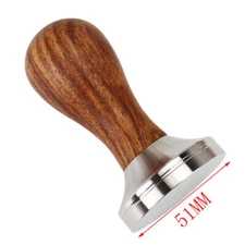 51mm/53mm/58mm Coffee Tamper Calibrated Espresso Powder Hammer Pressing Leveler