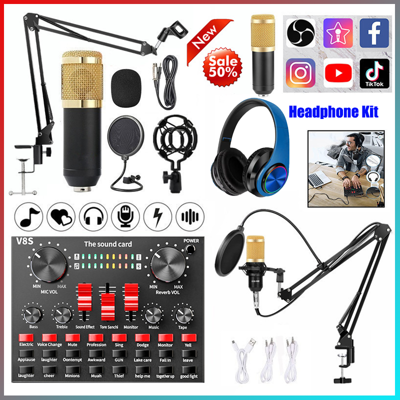 Podcast Equipment Best Headphones With Mic For Podcasting Headset