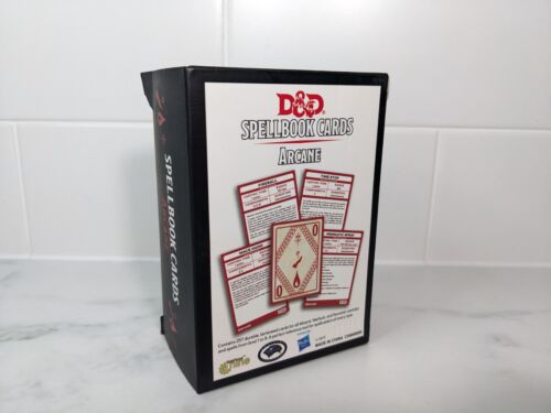 DnD Spellbook Cards Arcane Dungeons & Dragons D&D 5e Wizard Sorcerer Magic - Picture 2 of 2