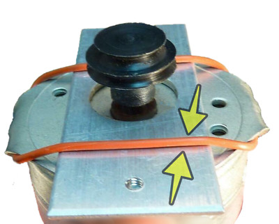 Rega Planar 2/3 Plattenspieler Motor Federgurt NAD 533, Silikon Upgrade    