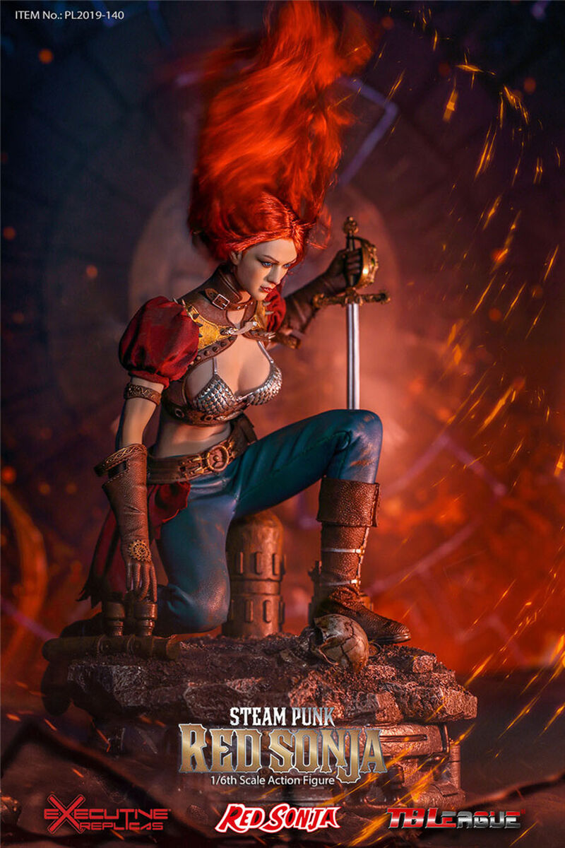1:6 Scale TBLeague Steam Punk Red Sonja Action Figure 1:6 Scale TBLeague Steam Punk Red Sonja Action Figure