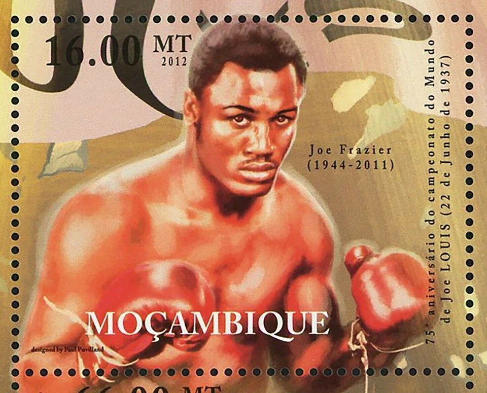 Joe Louis марка бокса Рокки Марчиано Майк Тайсон Мухаммед Али S/S MNH #5603-5608 - Изображение 3 из 4