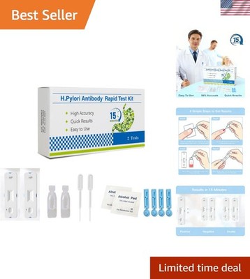 Easy to Use H Pylori  Kit - 2 PCS with 99.9% Accuracy and Clear Instructions