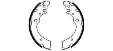 Textar Rear Brake Shoe Set For Chevrolet Ford Asia & Oceania Honda Mazda Suzuki