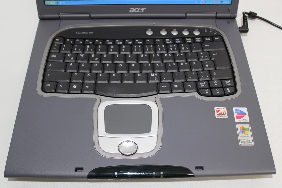 Windows XP Retro Laptop Acer TravelMate 800 LCi 15" Intel Centrino Ati Radeon - Bild 3 von 4