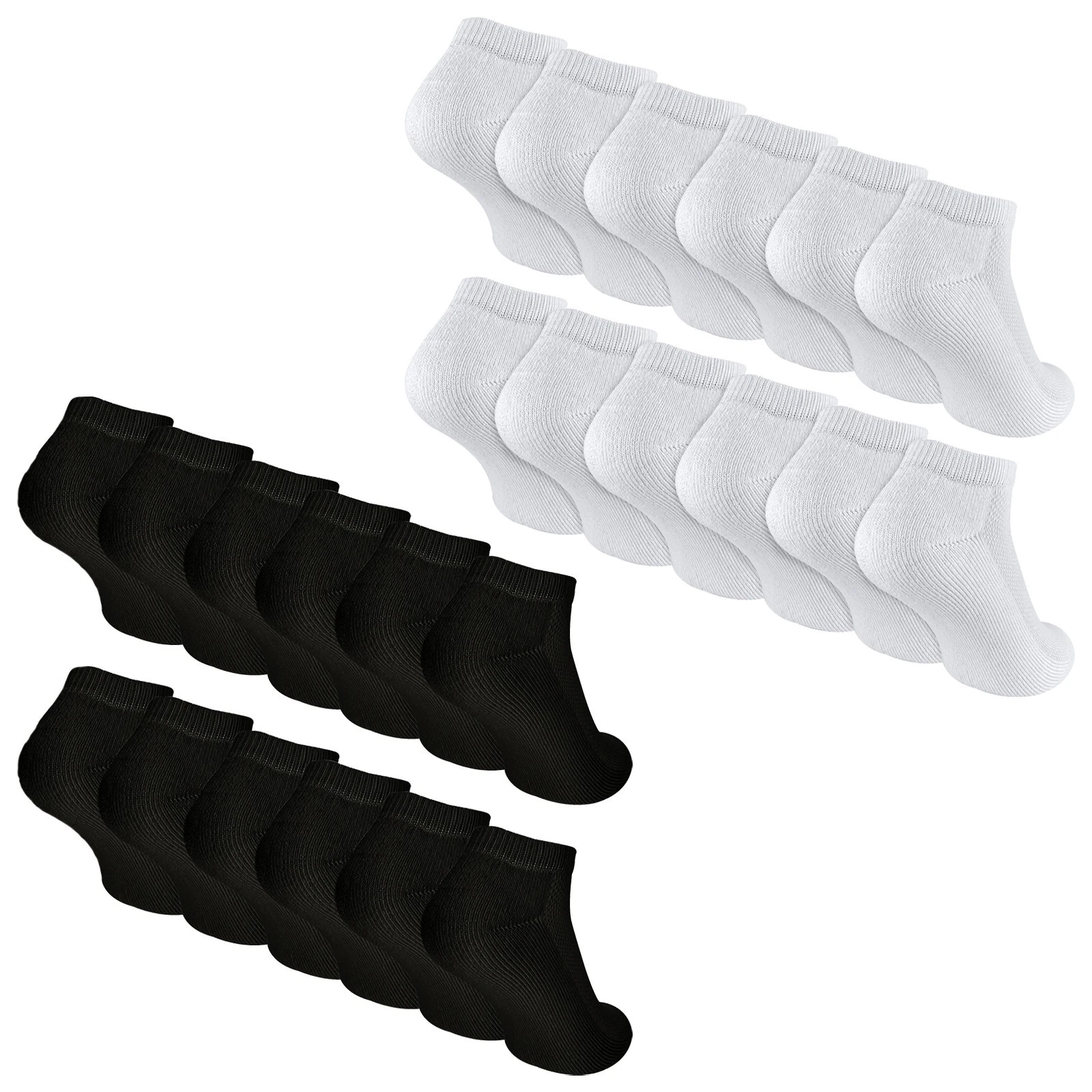 Kids Bamboo Ankle Trainer Socks by Sock Snob , 2 Pairs Boys and Girls Socks