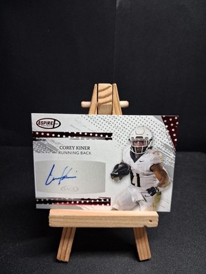 Corey Kiner Auto 2025 Sage Football Autograph Red Foil