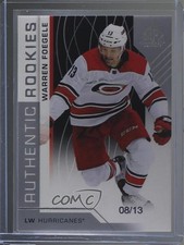 2018-19 Upper Deck SP Game Used Authentic Rookies 8/13 Warren Foegele #157 2a8