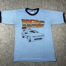 Vintage Back To The Future Shirt Mens Large Thunder Creek Movie Delorean 80s
