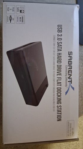 SABRENT FESTPLATTEN-DOCKINGSTATION USB 3.0 (MODELL EC-DFLT) 2.5"/3.5" SATA