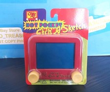 VINTAGE 1997 OHIO ART HOT POCKET ETCH-A-SKETCH Travel Mini Game Sealed New moc