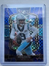 2025 Panini Select Football Bryce Young Premier Level Blue Prizm 99/175 #145