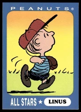 Linus 1990's Peanuts Ziploc Baseball Card #4 (NM)