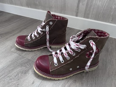 Spieth & Wensky 38 Schuhe Stiefel Tracht Trachtenmode Stoff Leder