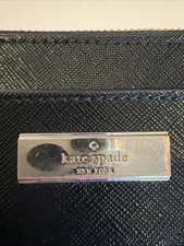 Kate Spade New York Black Wallet with 8 Slots for Cards and Cash