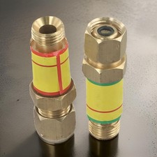 Practical Ossigeno + Acetilene Ammaraggio 1 Set Quadri Valvola Resistenti