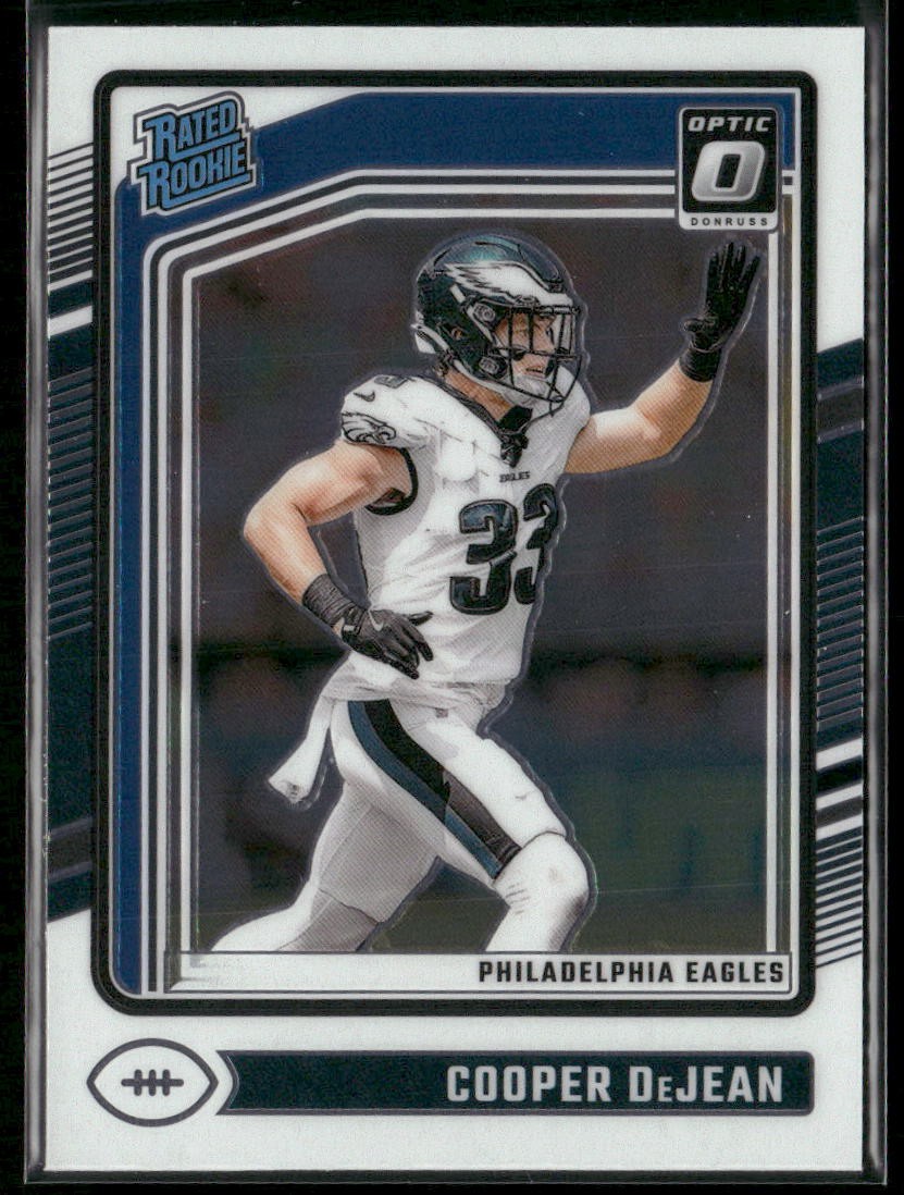 2024 Donruss Optic #221 Cooper DeJean Rookie Philadelphia Eagles
