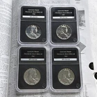 BU Franklin Half Dollar Proof Lot of 4 (1960-1963) 🇺🇸