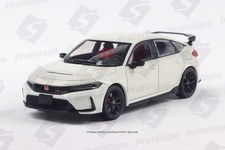 SOLIDO 1:43 Diecast, 2022 Honda Civic Type R, Championship White - S4314302