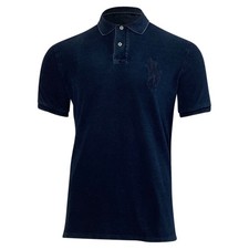 Polo Ralph Lauren Big Pony Custom Slim Fit Mesh Polo Shirt In Cotton Men Blue L