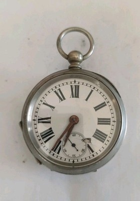 UHRMACHEREI 1 schöne Taschenuhr Taschenuhr überholt (M49)
