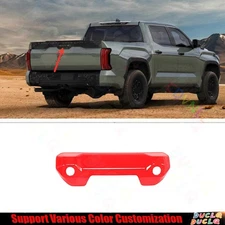 Tailgate Door Handle Bowl Decor Frame 1* For Toyota Tundra 2022-2024 Red Bright