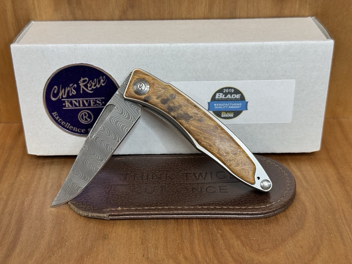 unfinished business riddim 7インチ2枚セット Rare CHRIS REEVE Knives MNANDI 1st Gen Ladder Damascus Box Elder