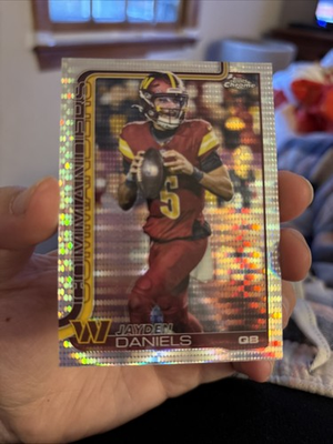 #ad NFL Topps Chrome 2025 Jayden Daniels Pulsar $9.50