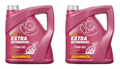 8l Mannol 8103 Extra Getriebeöl 75W-90 GL5 2x4l 