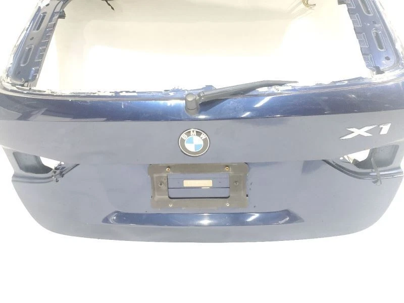 Maletero escotilla desnudo sin vidrio A76 azul marino profundo OEM 2012 2013 2014 2015 BMW X1 Foto 3 de 4