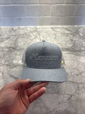 MASTERS Golf Hat Snapback Perforated Gray Multitone OSFM American Needle Augusta