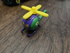 Quizz the Riddler Helicopter DC Diecast Batcast Batwheels toy Used Condition