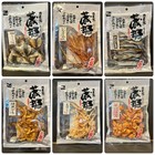 Japanese Snack Crab Crispy Fried Dried Squid Jerky Variety 6 Packs