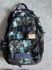 🎒 Burton Snowboard Backpack Blue | Multi-Pocket Utility Travel Pack Tie Dye New