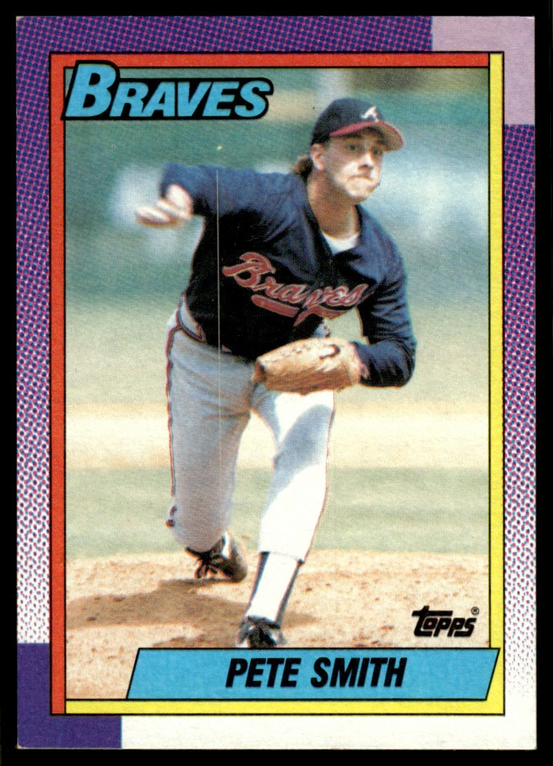 Pete Smith 1990 Topps #771 Atlanta Braves 24889 Baseball Card