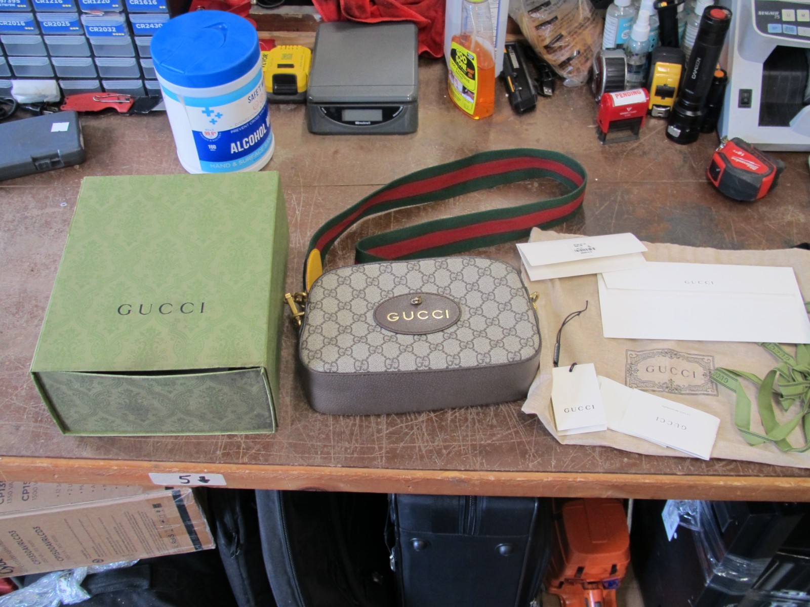 Gucci Neo Vintage GG Supreme Belt Bag Monogram Crossbody