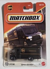 2025 Matchbox Brown UPS Mail Express Delivery Truck 1:64 Model Collectible