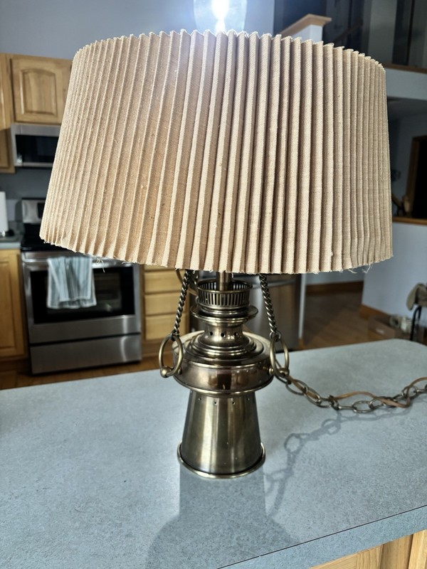 Vintage Stiffel Brass Hanging Light Swag Lamp Hollywood Regency