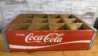 Vintage 70s COCA COLA 12 PACK WOOD BOTTLE CRATE 1978 Temple Chattanooga