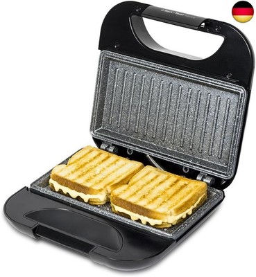 Cecotec Toast Grillfläche.Sandwichmaker mit Antihaftbeschichtung, Kapazität für 