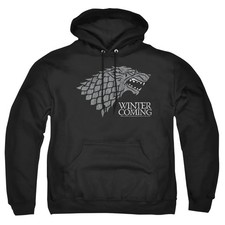 Game Of Thrones Startk Winter Is Coming On Black Mens Hoodie Black Officially Li
