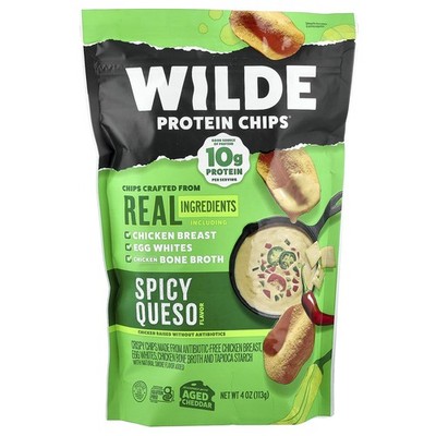 Protein Chips , Spicy Queso, 4 oz (113 g)