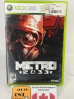 Metro 2033 (Microsoft Xbox 360, 2010) CIB Complete VG Tested