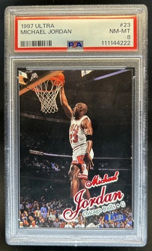 1997-98 Fleer Ultra Michael Jordan #23 Bulls PSA 8