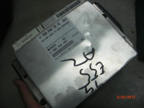 1999 Mercedes Benz ESP PML BAS ABS COMPUTER W210 W208 CLK320 E320 CLK55 ...
