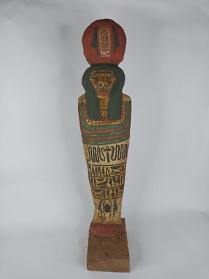 RARE ANCIENT EGYPTIAN SEKHMET Statue Pharaonic Antique Wood Large