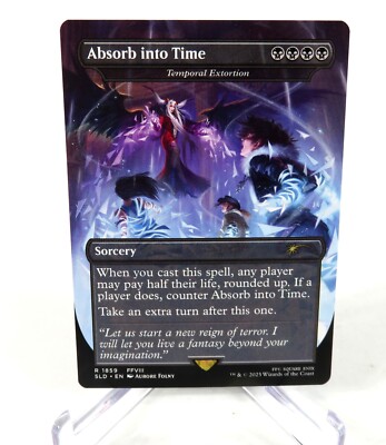 Absorb Into Time Temporal Extortion FINAL FANTASY Secret Lair MTG