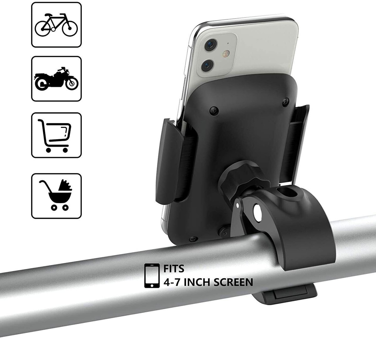 High Quality 360° Rotatable Waterproof Bike Phone Mount For Various Models | UK | UK
