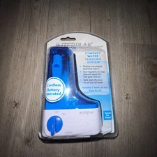 INTERPLAK by CONAIR Compact Water Flossing System Flosser Battery Operated NEW